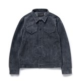 RATS/SUEDE LEATHER JACKET  GRAY