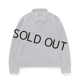RATS/SUEDE LEATHER JACKET  GRAY