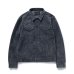 画像1: RATS/SUEDE LEATHER JACKET  GRAY (1)