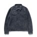 画像1: RATS/SUEDE LEATHER JACKET  GRAY (1)