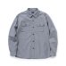 画像1: RATS/COTTON FLANNEL SHIRT  H.GRAY (1)