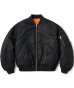 画像1: FTC/SPEC MA-1 JACKET  BLACK (1)