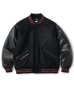 画像1: FTC/CLASSIC VARSITY JACKET  BLACK (1)