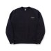 画像1: RATS/CREW NECK SWEAT BARTAG  BLACK (1)