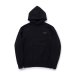 画像1: RATS/CROSS NECK HOODIE BAR TAG  BLACK (1)