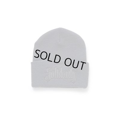 画像1: RATS/KNIT CAP SOLIDARITY  GRAY