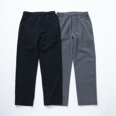 画像2: RATS/WOOL EASY PANTS  BLACK