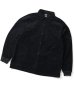 画像1: (再入荷) GYMMASTER/STRETCH CORDUROY SHIRT  BLACK (1)