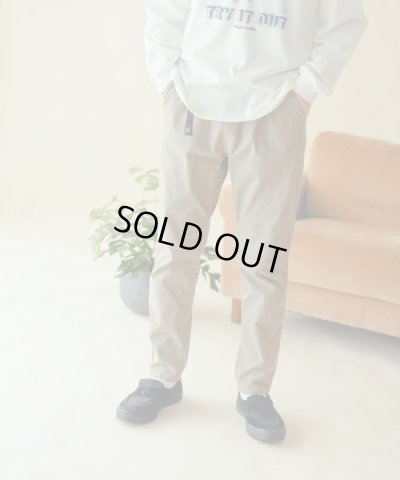 画像3: GYMMASTER/STRETCH TWILL TAPERED PANTS  BLACK