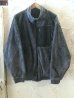 画像3: (SALE 30%OFF) REVO/NYLONxBOA STAND COLLER BLOUSON  BLACKxCHARCOAL (3)