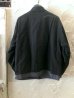 画像2: (SALE 30%OFF) REVO/NYLONxBOA STAND COLLER BLOUSON  BLACKxCHARCOAL (2)