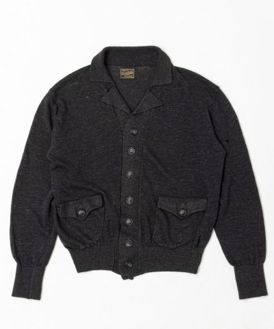 画像1: BELAFOTE/RT A‐1 KNIT CARDIGAN  CHARCOAL