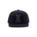 画像1: (店頭在庫分)RATS/EMBROIDERY CAP WAY OF LIFE  BLACKxCHARCOAL (1)
