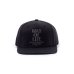 画像1: (振込限定、運賃５００円)RATS/EMBROIDERY CAP WAY OF LIFE  BLACKxCHARCOAL (1)