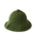 画像1: FTC/CROCHET BUCKET HAT  OLIVE (1)