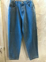 HAL HAM/DENIM WIDE TAPERED PANTS  STONE WASH