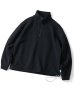 画像1: GYMMASTER/SWEAT HALF ZIP  BLACK (1)