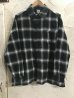 画像1: REVO/OMBRE CHECK SHIRT  BLACK (1)