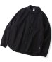 画像1: GYMMASTER/STRETCH TWILL SHIRT JKT  BLACK (1)