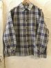 画像1: REVO/HEAVY WEIGHT CHECK SHIRT  NATURAL (1)