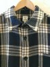 画像3: REVO/HEAVY WEIGHT CHECK SHIRT  NAVY (3)