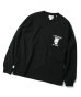 画像2: GYMMASTER/BE MYSELF LS T  BLACK (2)