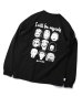 画像1: GYMMASTER/BE MYSELF LS T  BLACK (1)