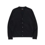 RATS/HIGH GAUGE CARDIGAN  BLACK