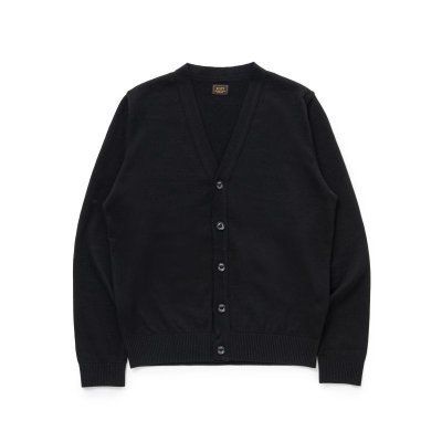 画像1: RATS/HIGH GAUGE CARDIGAN  BLACK