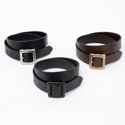 画像5: RATS/LEATHER BELT  SILVERxBLACK