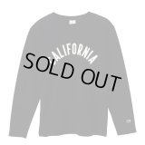 CHAMPION/LONG SLEEVE T CALOFORNIA  BLACK