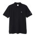 画像1: CHAMPION/SHORT  SLEEVE POLO SHIRT  BLACK (1)