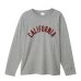 画像1: CHAMPION/LONG SLEEVE T CALOFORNIA  OX.GRAY (1)