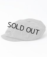 BELAFOTE/RT PEAKY HAT SOLT&PEPPER BLK CHAMBRAY