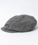 画像1: BELAFOTE/RT PEAKY HAT SOLT&PEPPER BLK CHAMBRAY (1)