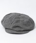 画像2: BELAFOTE/RT PEAKY HAT SOLT&PEPPER BLK CHAMBRAY (2)
