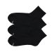 画像2: HANES/QUARTER 3ｐ SOCKS  BLACK (2)