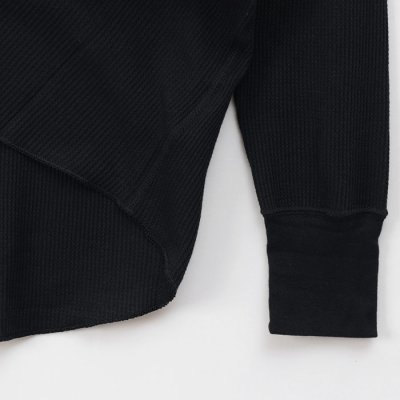 画像5: HANES/CREW NECK L.SLEEVE THERMAL  BLACK