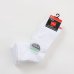 画像1: HANES/QUARTER 3ｐ SOCKS  WHITE (1)