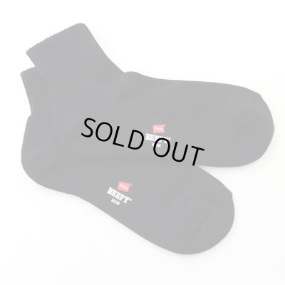 画像2: HANES/BEEFY 2p SOCKS  BLACK