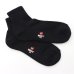 画像2: HANES/BEEFY 2p SOCKS  BLACK (2)