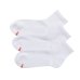 画像2: HANES/QUARTER 3ｐ SOCKS  WHITE (2)