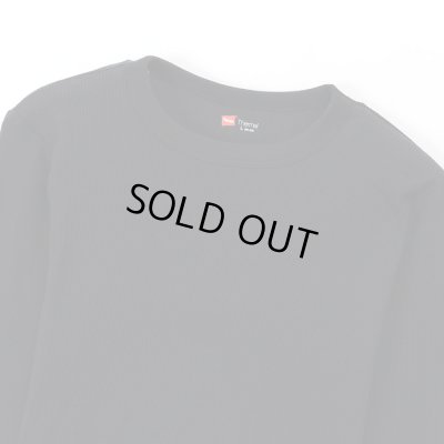 画像4: HANES/CREW NECK L.SLEEVE THERMAL  GRAY