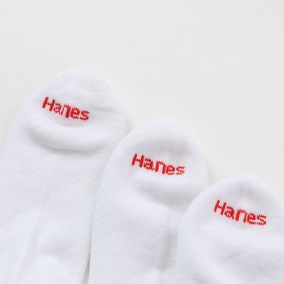 画像3: HANES/QUARTER 3ｐ SOCKS  WHITE