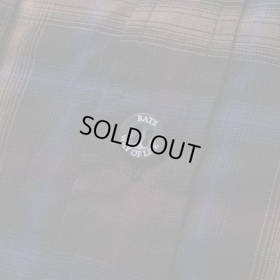 画像5: RATS/OMBRE CHECK SHIRTS  BLACK