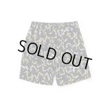 RATS/LEAF COTTON SHORTS  BLACK