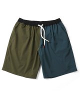 GYMMASTER/COMFY NYLON SHORTS  OLIVE CRZ