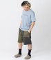 画像2: GYMMASTER/STRETCH HERRINGBONE  SHORTS  OLIVE CRZ (2)