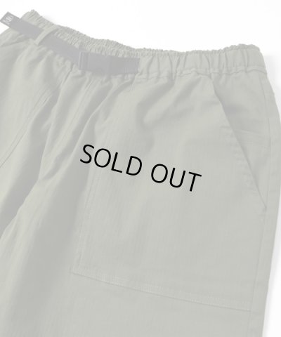 画像3: GYMMASTER/STRETCH HERRINGBONE  SHORTS  OLIVE CRZ