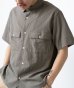 画像2: GYMMASTER/UL SEERSUCKER SS SHIRT  NAVY (2)